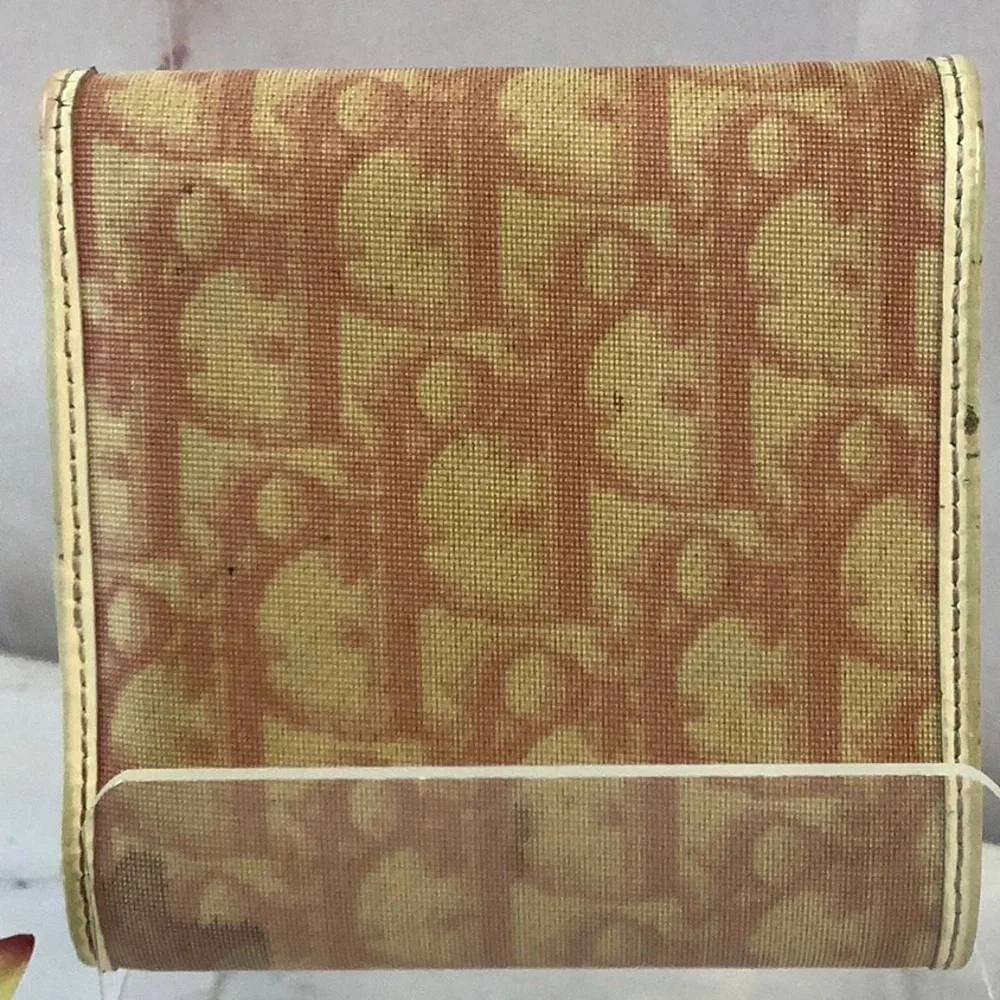 Dior Tan and Pink Wallet and Accessory Key Set